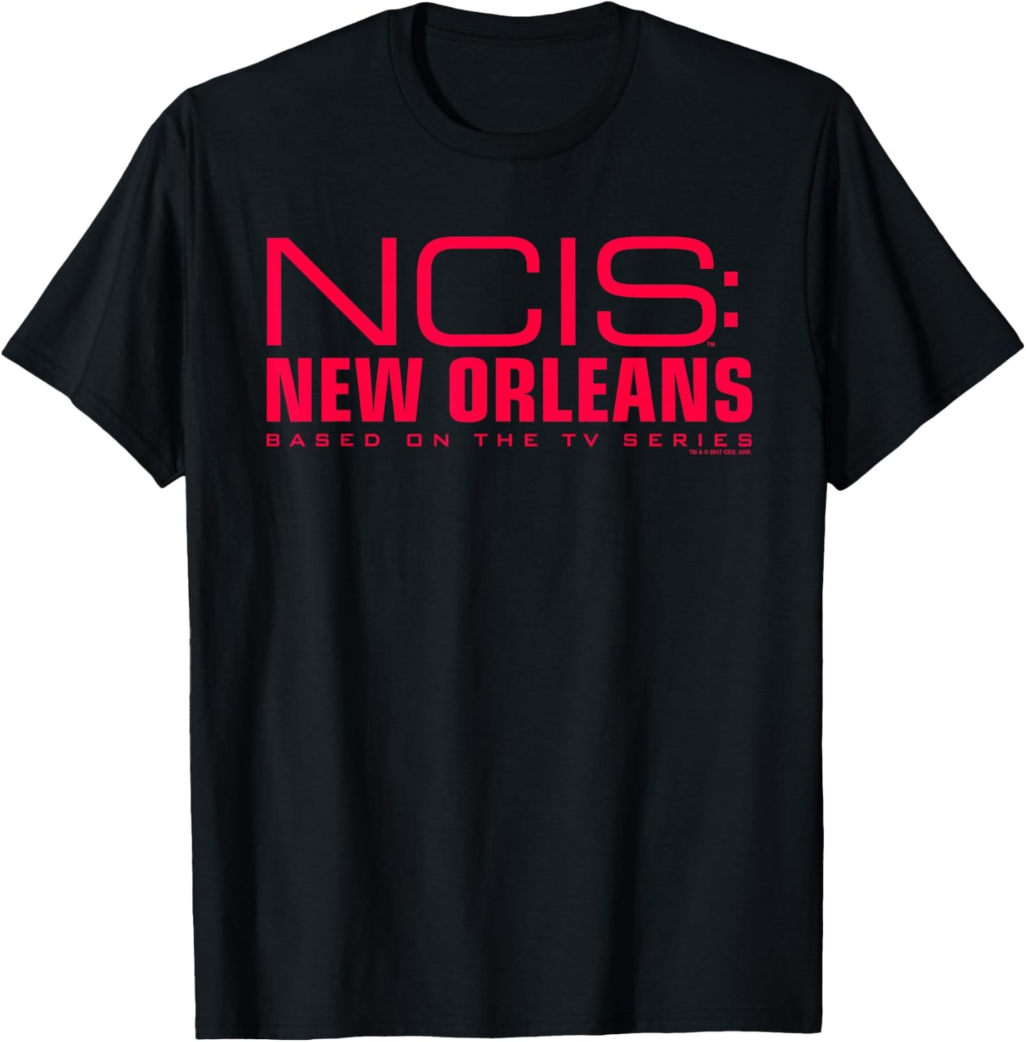 NCIS: New Orleans Red Logo T-Shirt - T-Shirt | Black