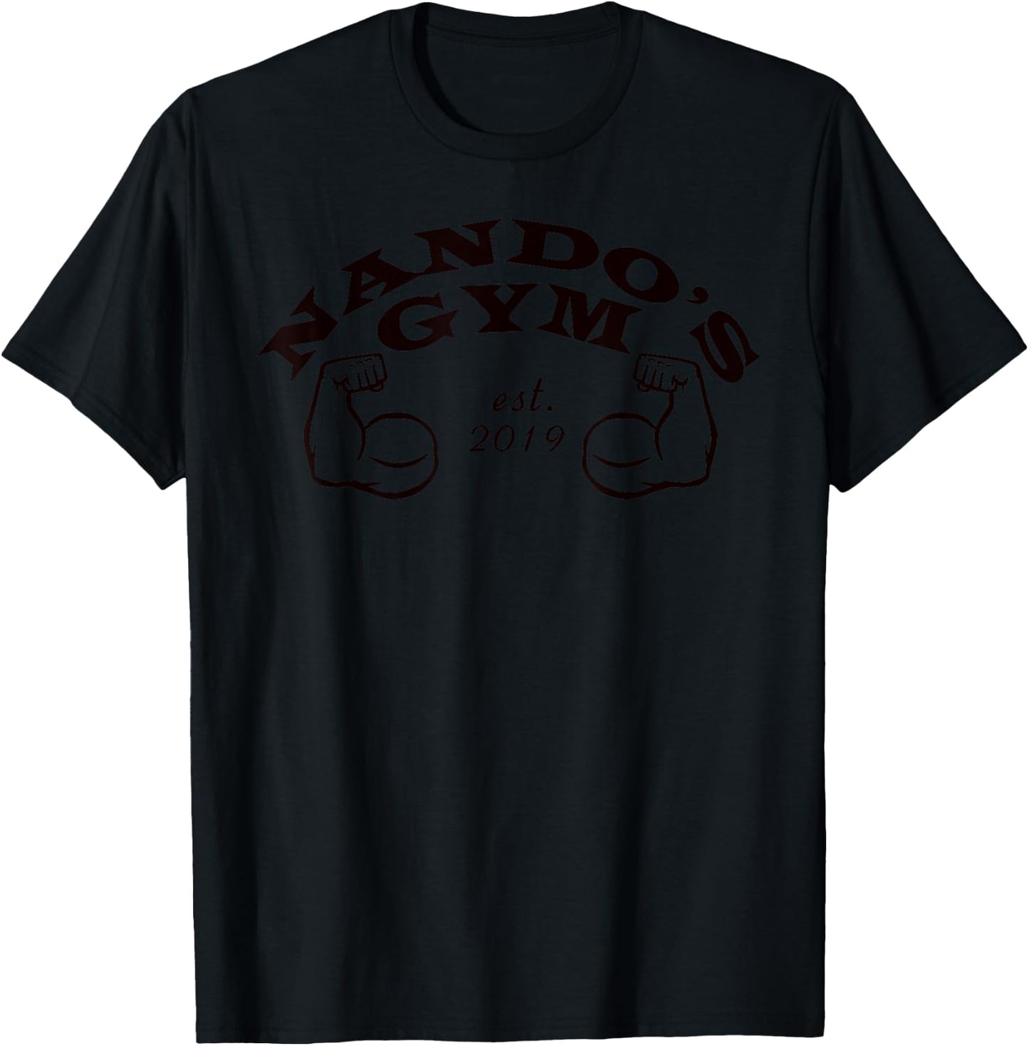 Nando's Gym - Ng002 T-Shirt - T-Shirt | Black