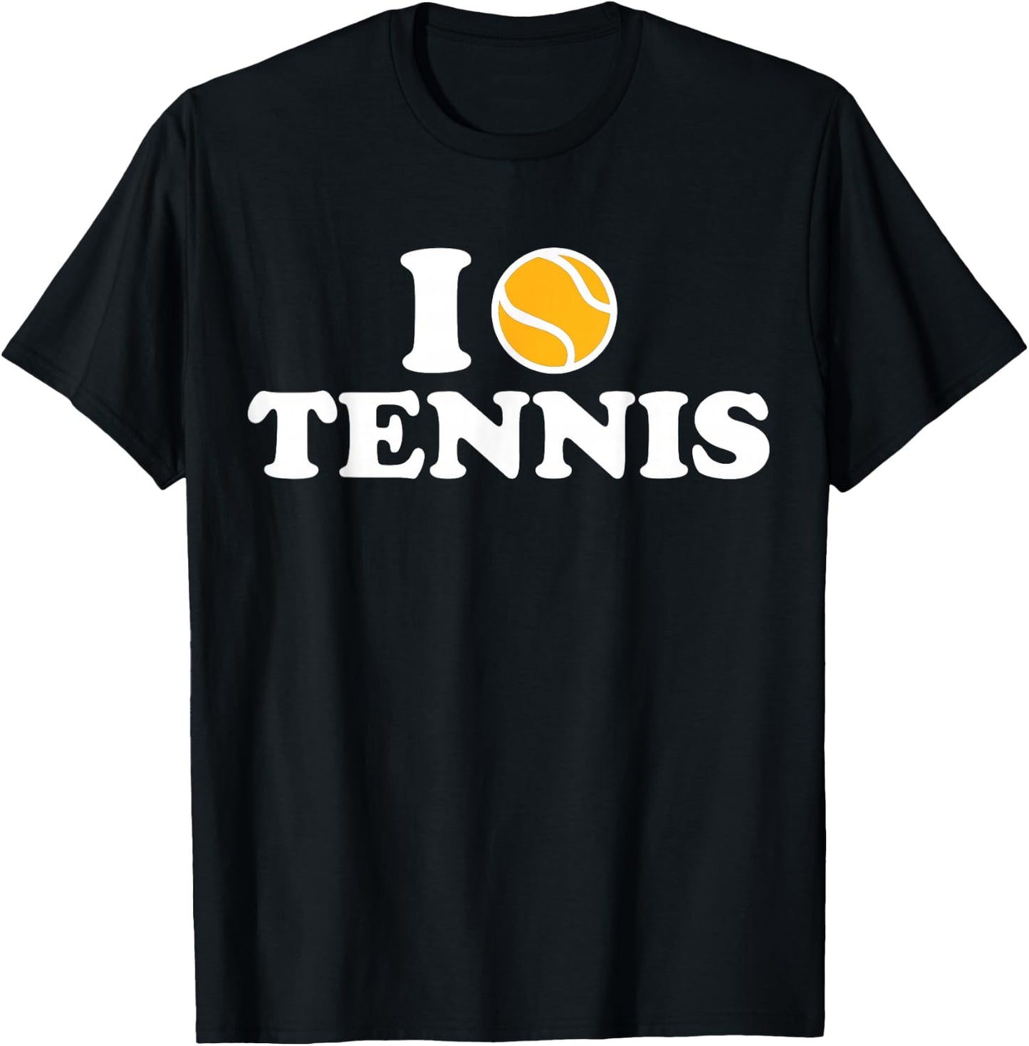 I love Tennis T-Shirt - T-Shirt | Black