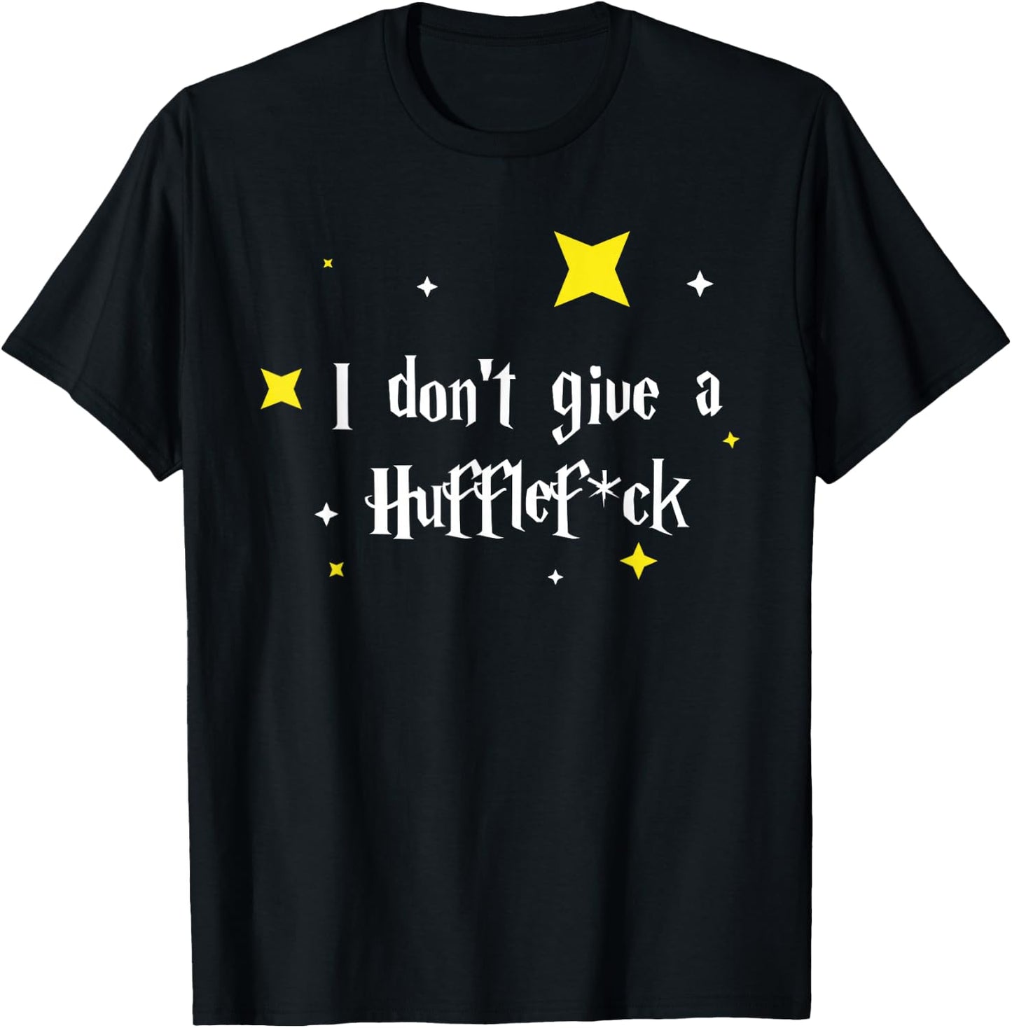 I don't give a Hufflescrew T-Shirt - T-Shirt | Black