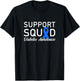 In November We Wear Blue Support Squad T-Shirt - T-Shirt | Black