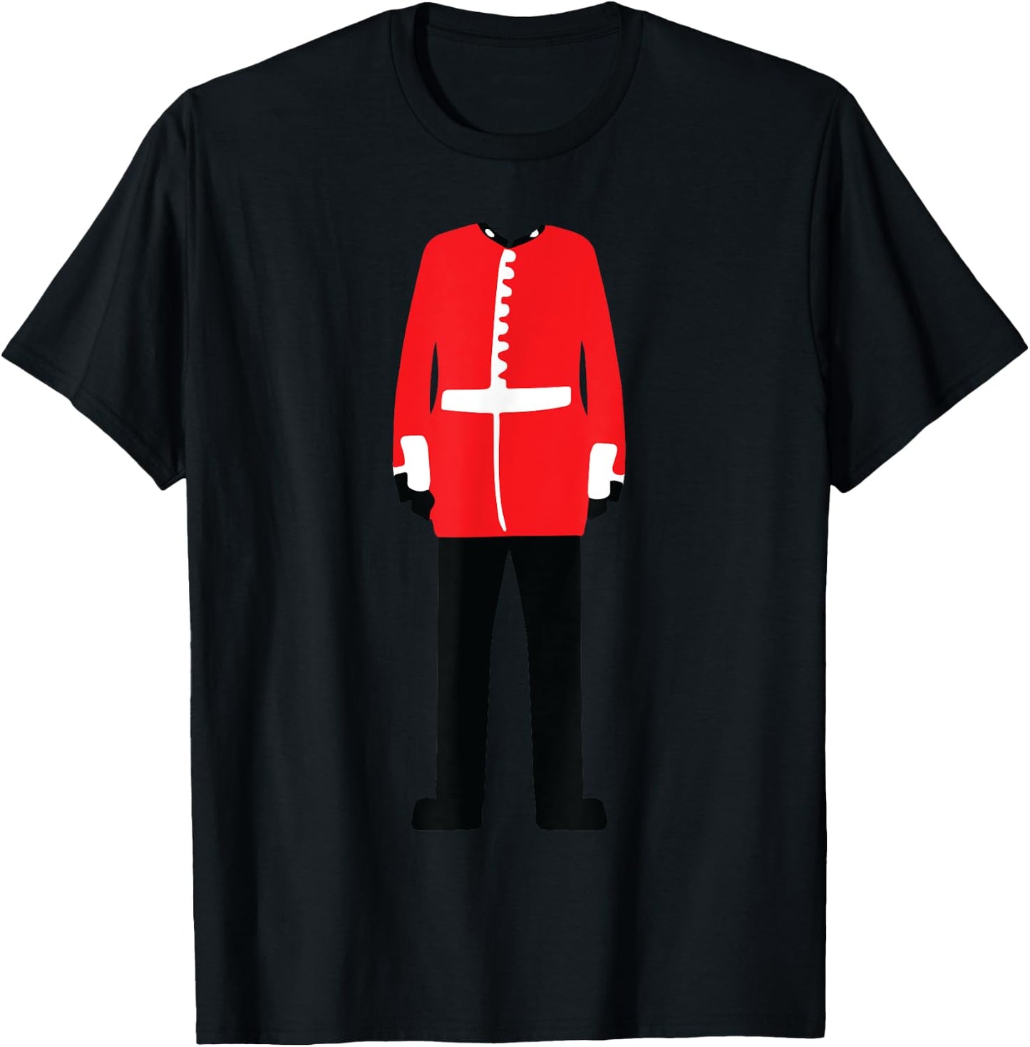 Royal Guard Uniform Cool British Soldier Costume T-Shirt - T-Shirt | Black