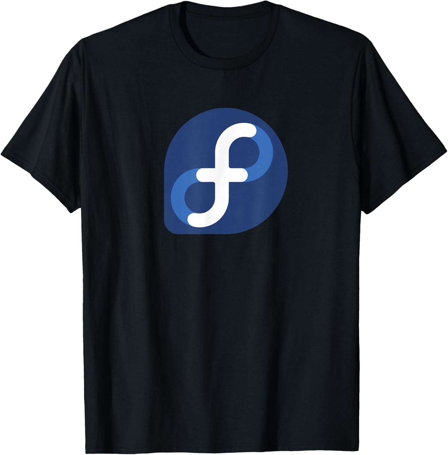 Linux Fedora lover tagline & Logo Open Source Os T-Shirt - T-Shirt | Black