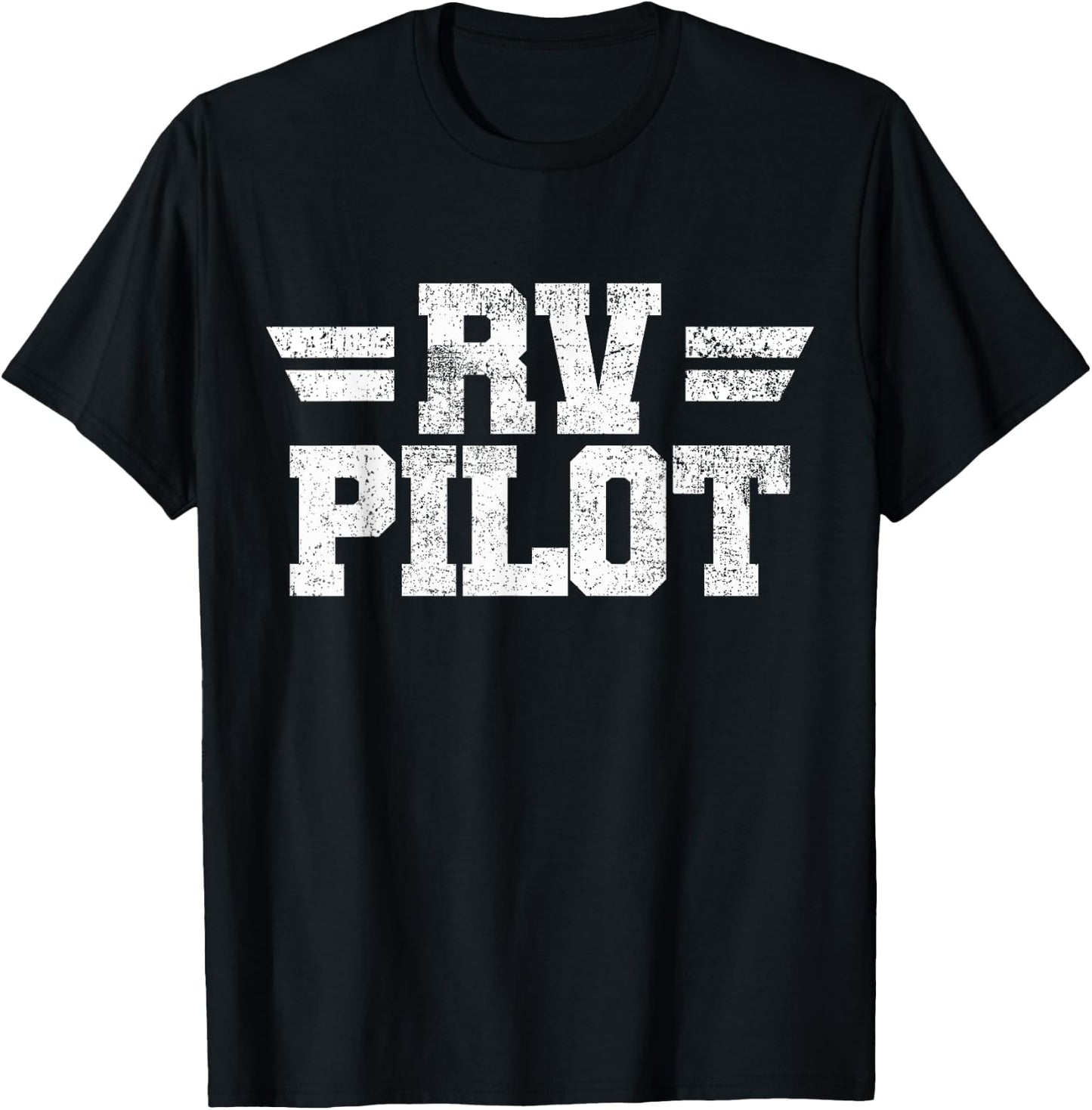 RV Pilot RV Camping Camper T-Shirt - T-Shirt | Black