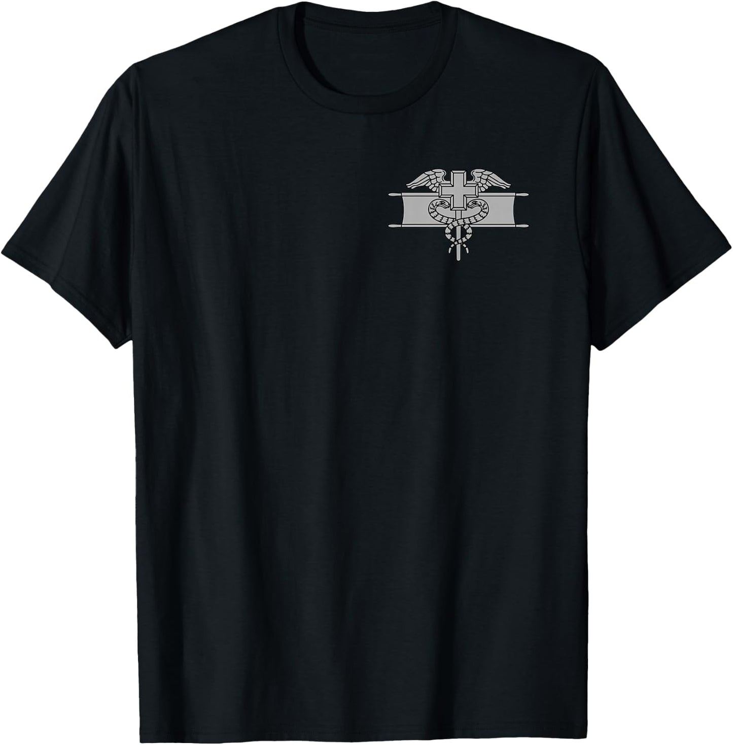 US Army Expert Field Medical Badge (EFMB) - 68W OD Green T-Shirt - T-Shirt | Black