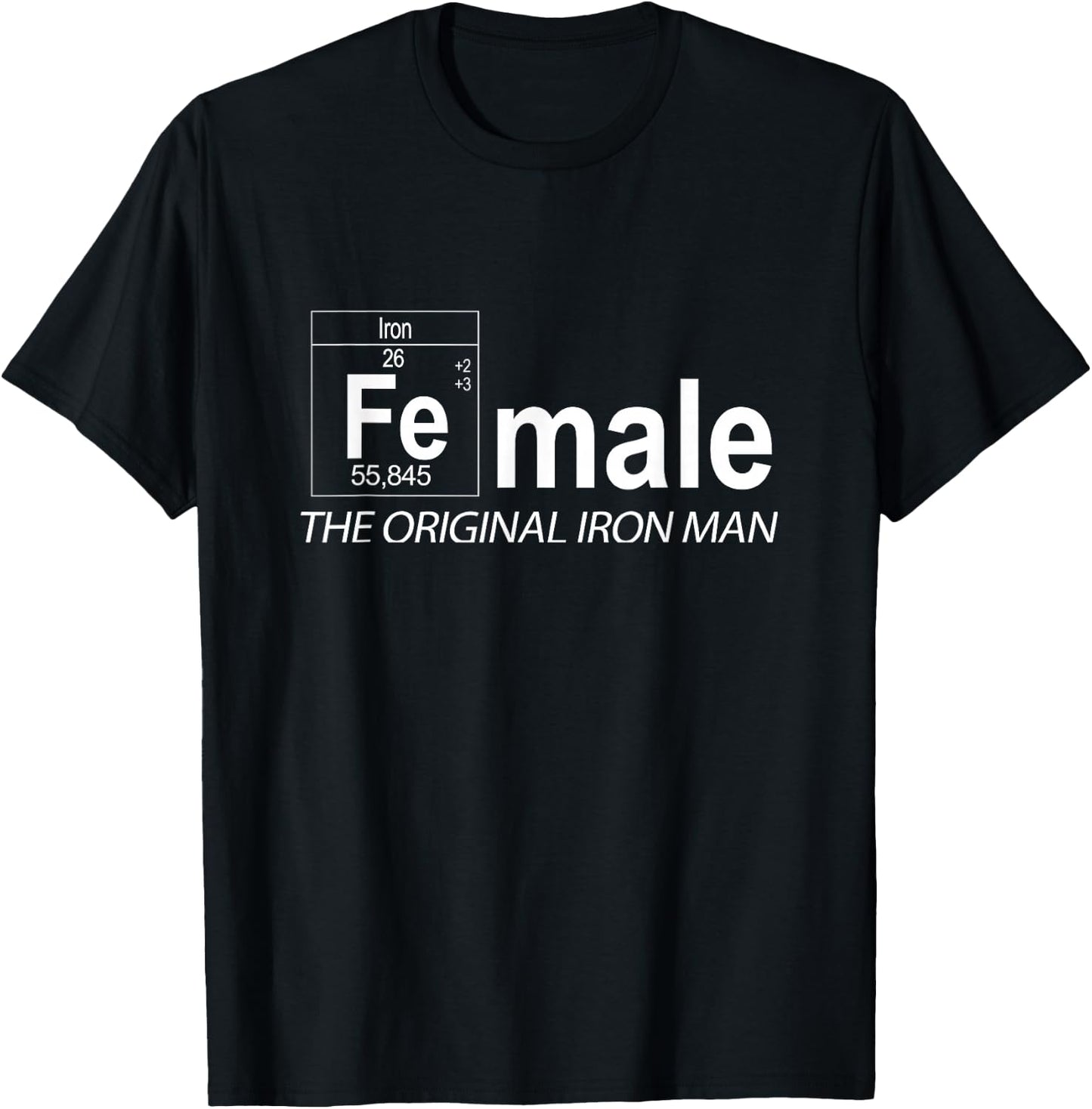 Female The Original Iron Man T-Shirt - T-Shirt | Black