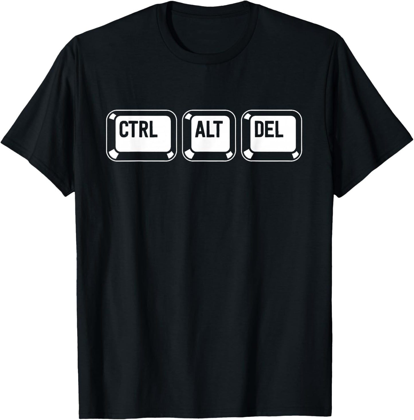 Computer Programmer Office Gift - Ctrl Alt Delete T-Shirt - T-Shirt | Black