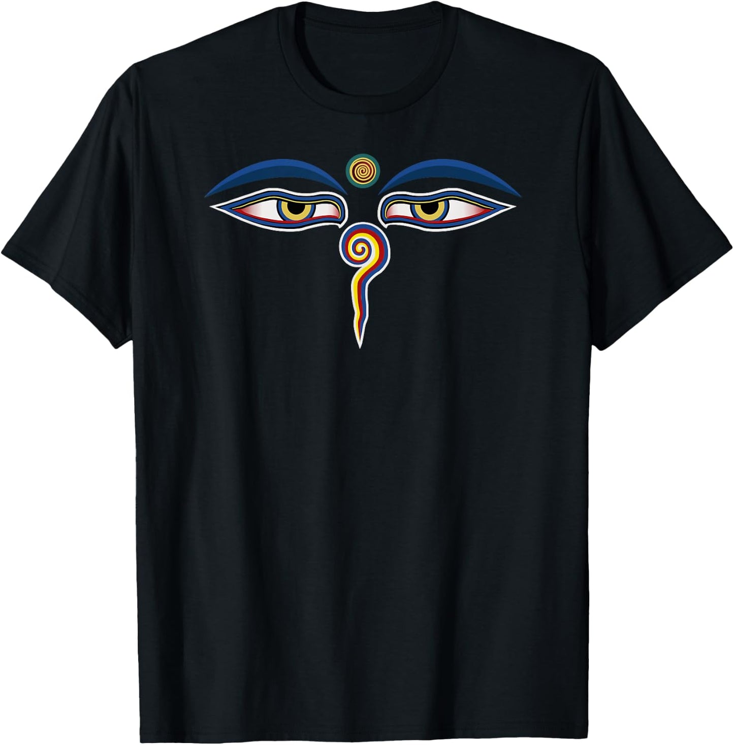 Eyes of Buddha T-Shirt - T-Shirt | Black