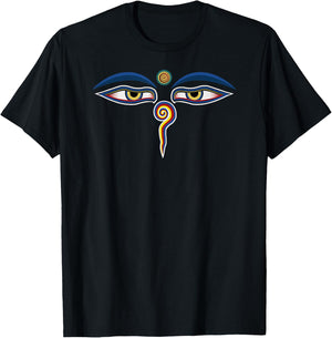 Eyes of Buddha T-Shirt - T-Shirt | Black
