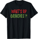 What's Up Party Pooper Funny Christmas Xmas Greeting Pajamas T-Shirt - T-Shirt | Black