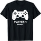 Player 1 shirt kids Player 1 toddler shirt T-Shirt - T-Shirt | Black