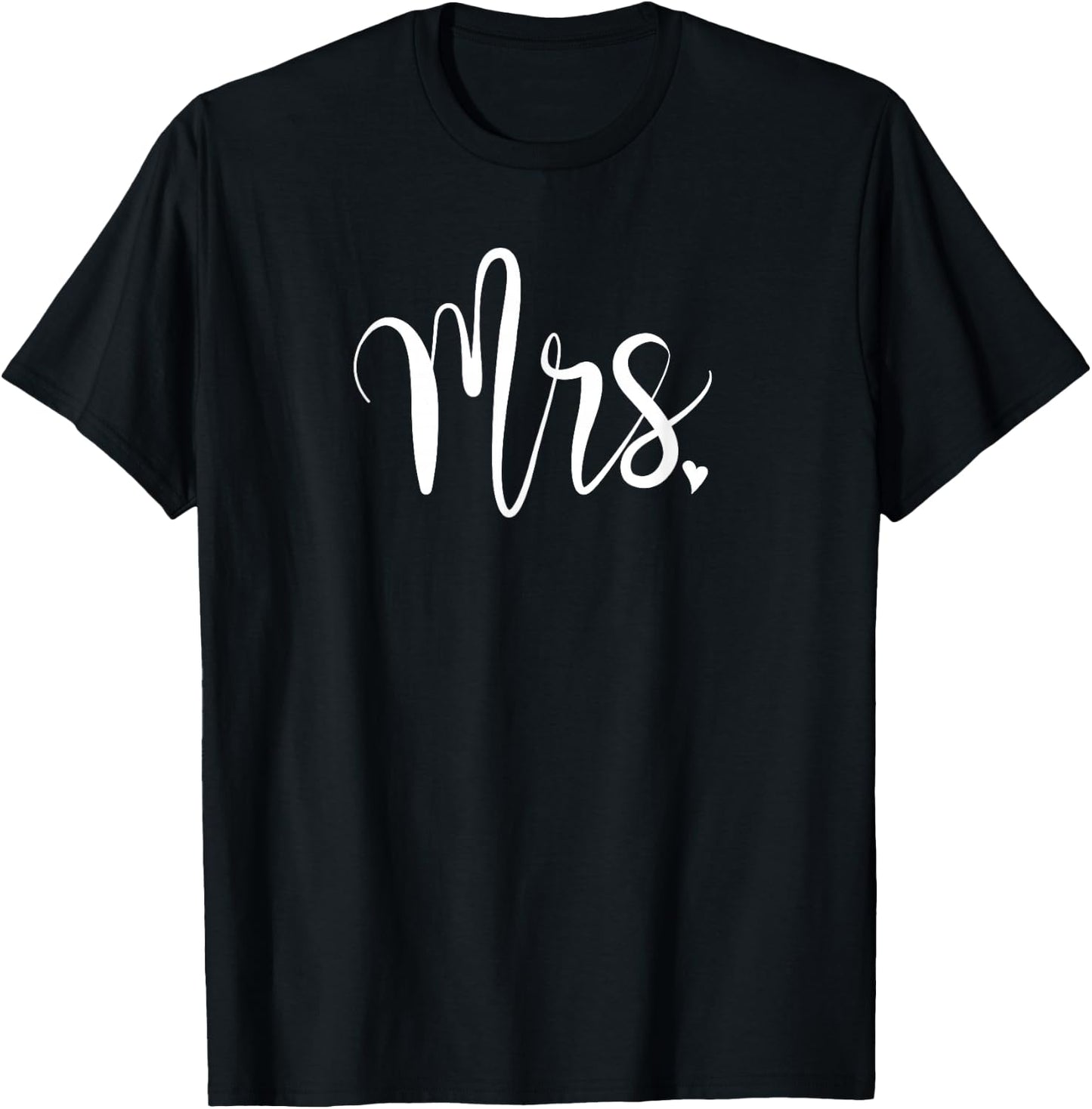 Best Mrs | Just Married - Black, Small T-Shirt - T-Shirt | Black