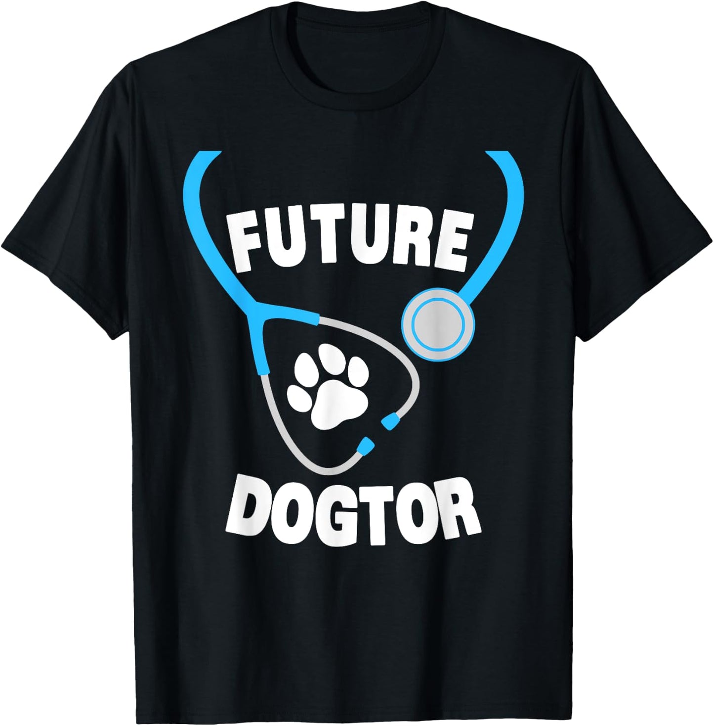 Funny Future Veterinarian Design Women Vet Assistant T-Shirt - T-Shirt | Black