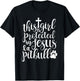 This Girl Is Protected By Jesus And A Pitbull Christian Love T-Shirt - T-Shirt | Black