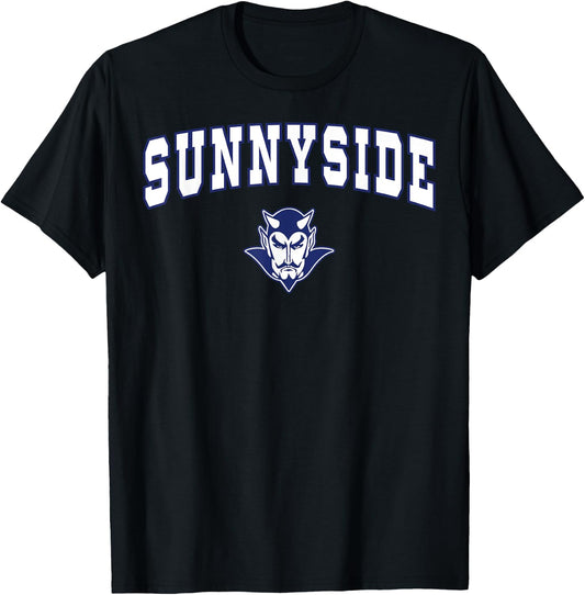 Sunnyside High School Blue Devils C2 T-Shirt - T-Shirt | Black