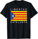 Libertad Catalunya Catalan Catalonia Espana T-Shirt - T-Shirt | Black