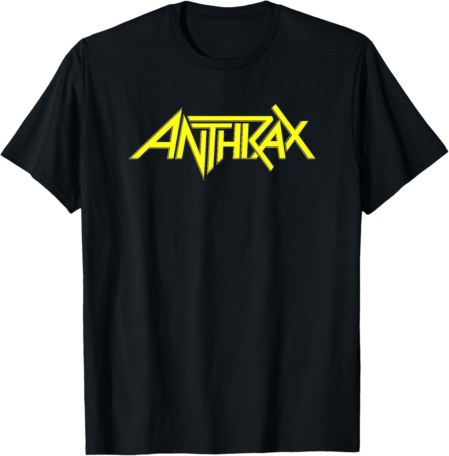 Anthrax – Anthrax Yellow Logo T-Shirt - T-Shirt | Black