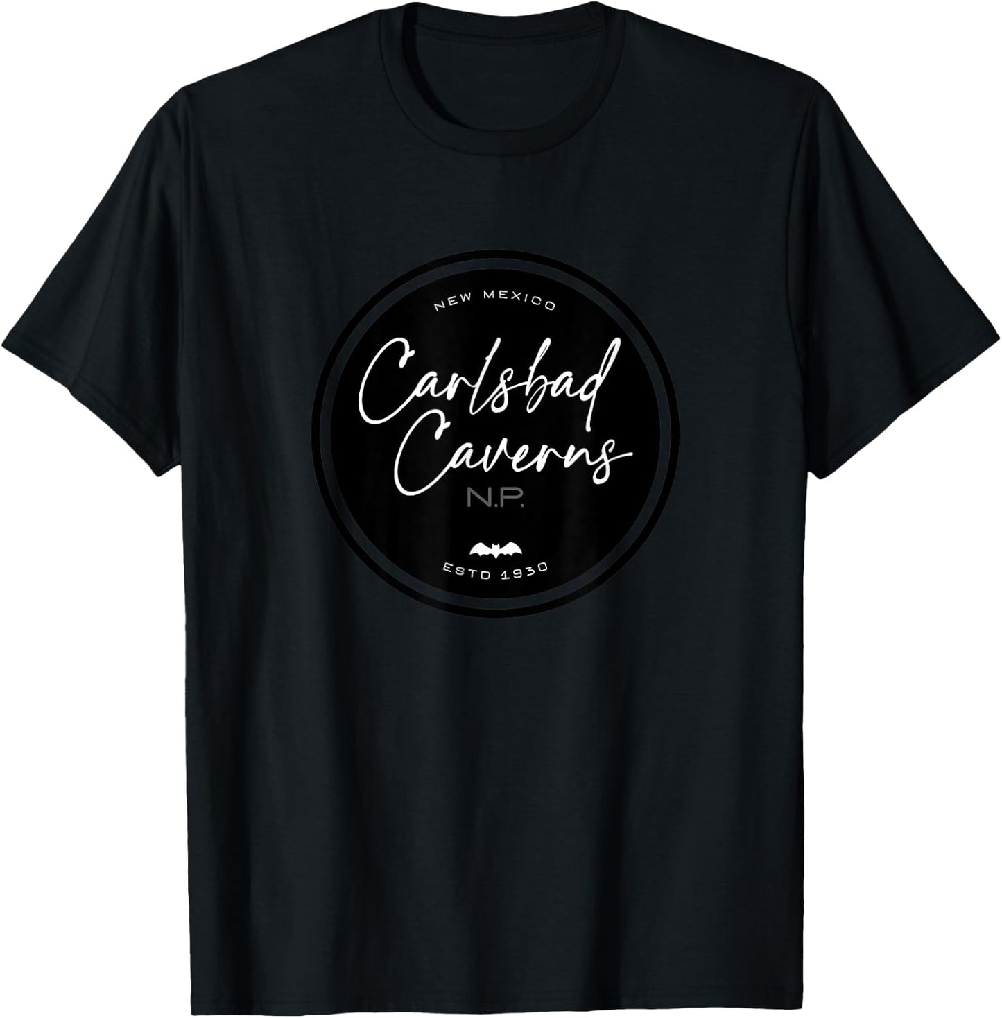 Carlsbad Caverns National Park New Mexico Graphic T-Shirt - T-Shirt | Black