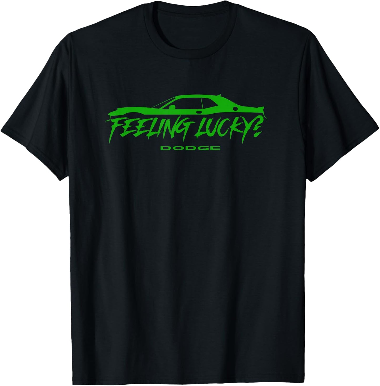 Dodge St. Patrick's Day Feeling Lucky T-Shirt - T-Shirt | Black