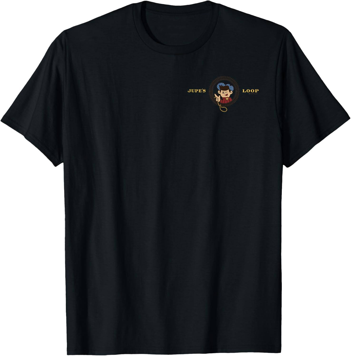 Nope Movie Jupe's Loop Map Front and Back T-Shirt - T-Shirt | Black