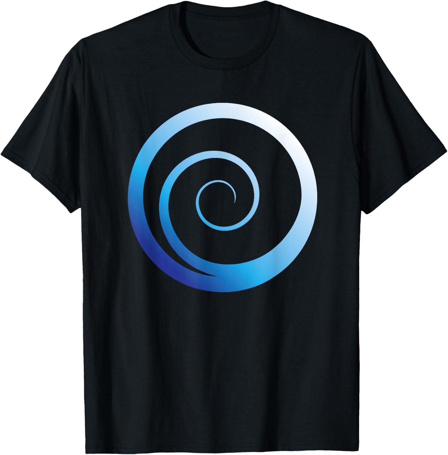 Maori Koru Spiral Ocean Wave New Zealand Symbolism Kiwi Surf T-Shirt - T-Shirt | Black