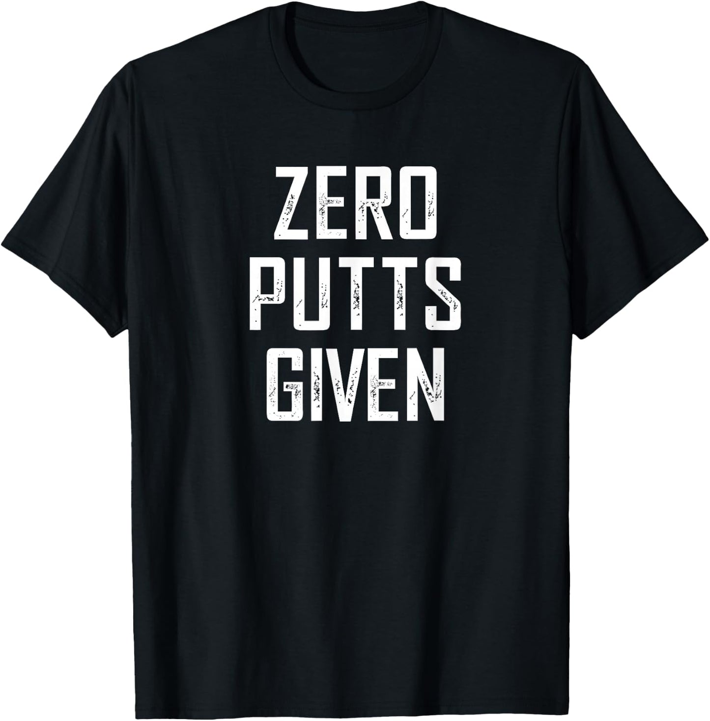 No putts given T-Shirt - T-Shirt | Black