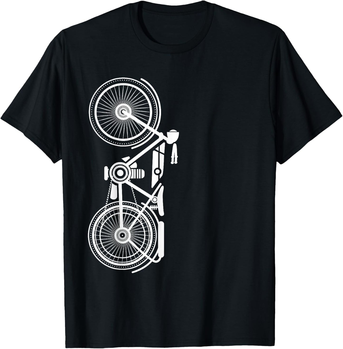 Vintage Motorcycle Unique Upright Design Riders T-Shirt - T-Shirt | Black