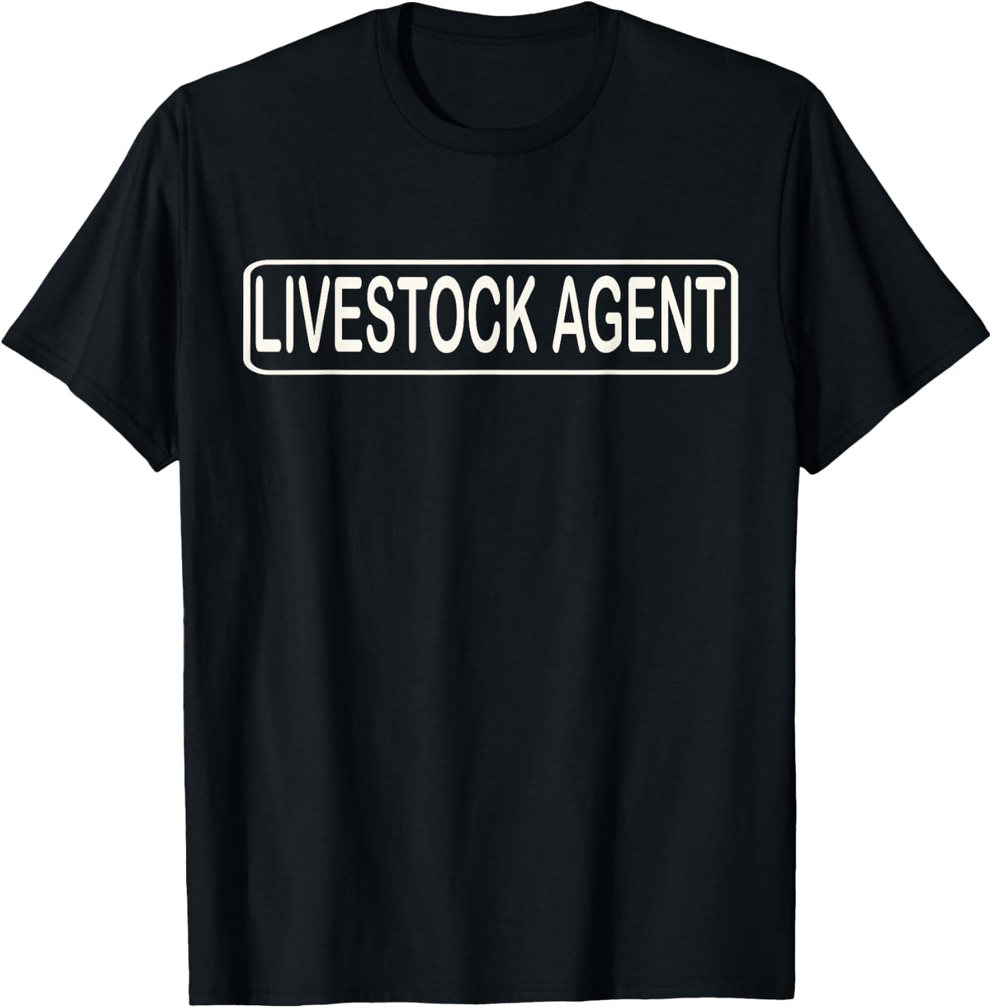 Livestock Agent Cowboy Western Country Horses Lover T-Shirt - T-Shirt | Black