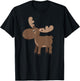 Moose Shirt For Girls and Boys MOOSE Shirts For Kids T-Shirt - T-Shirt | Black
