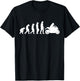 Motorcycle Evolution Funny Racing Sport Street Bike Biker T-Shirt - T-Shirt | Black