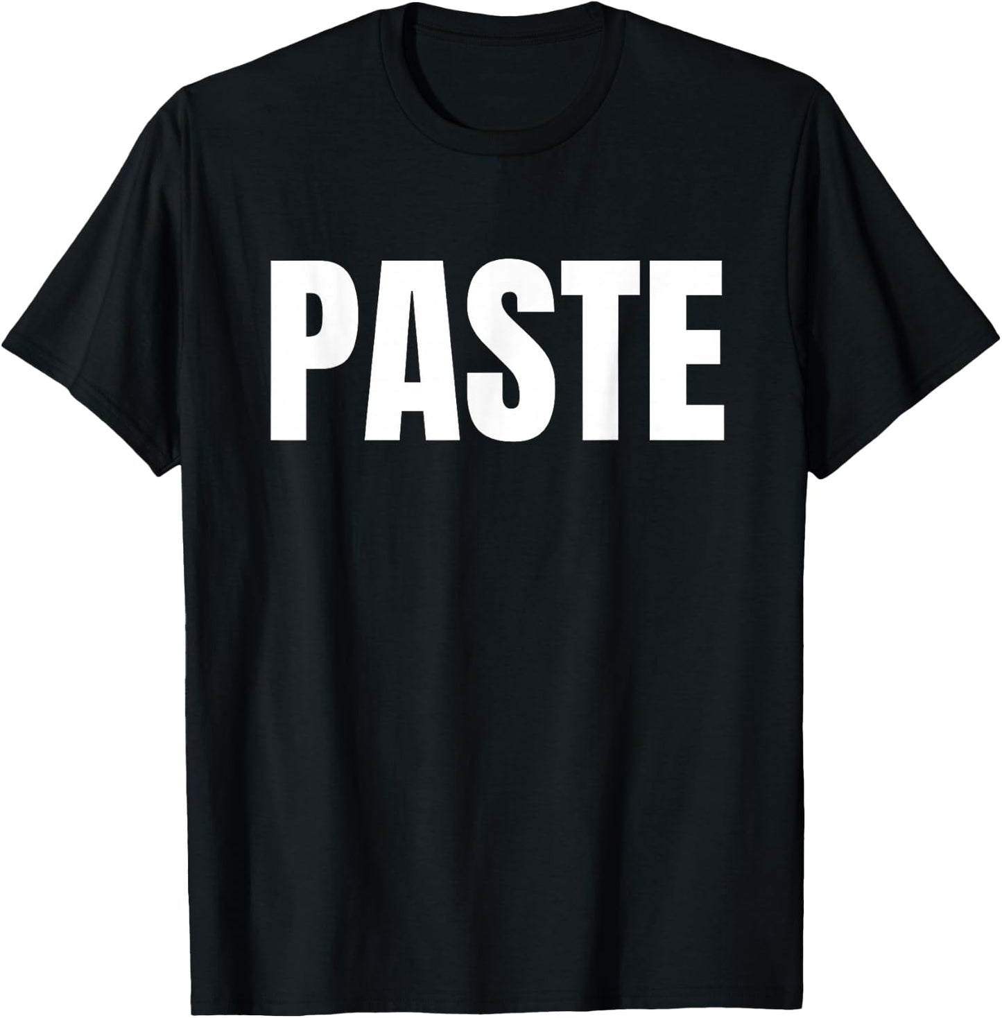 Copy And Paste Matching Partners And Twin Siblings T-Shirt - T-Shirt | Black