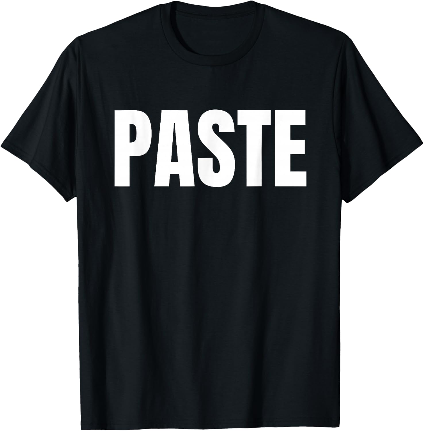 Copy And Paste Matching Partners And Twin Siblings T-Shirt - T-Shirt | Black
