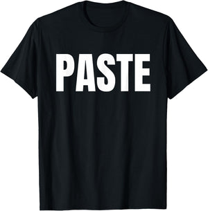 Copy And Paste Matching Partners And Twin Siblings T-Shirt - T-Shirt | Black