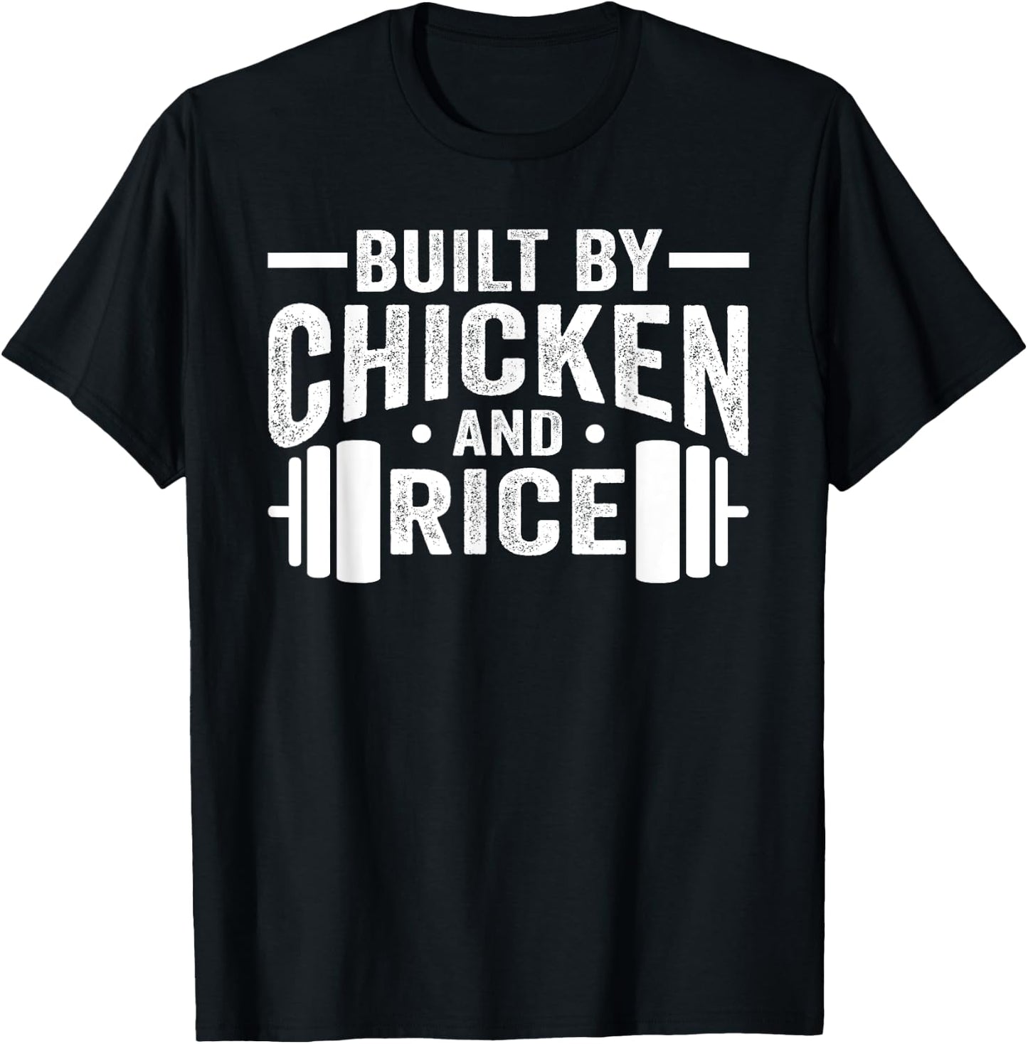 Build By Chicken And Rice T-Shirt - T-Shirt | Black