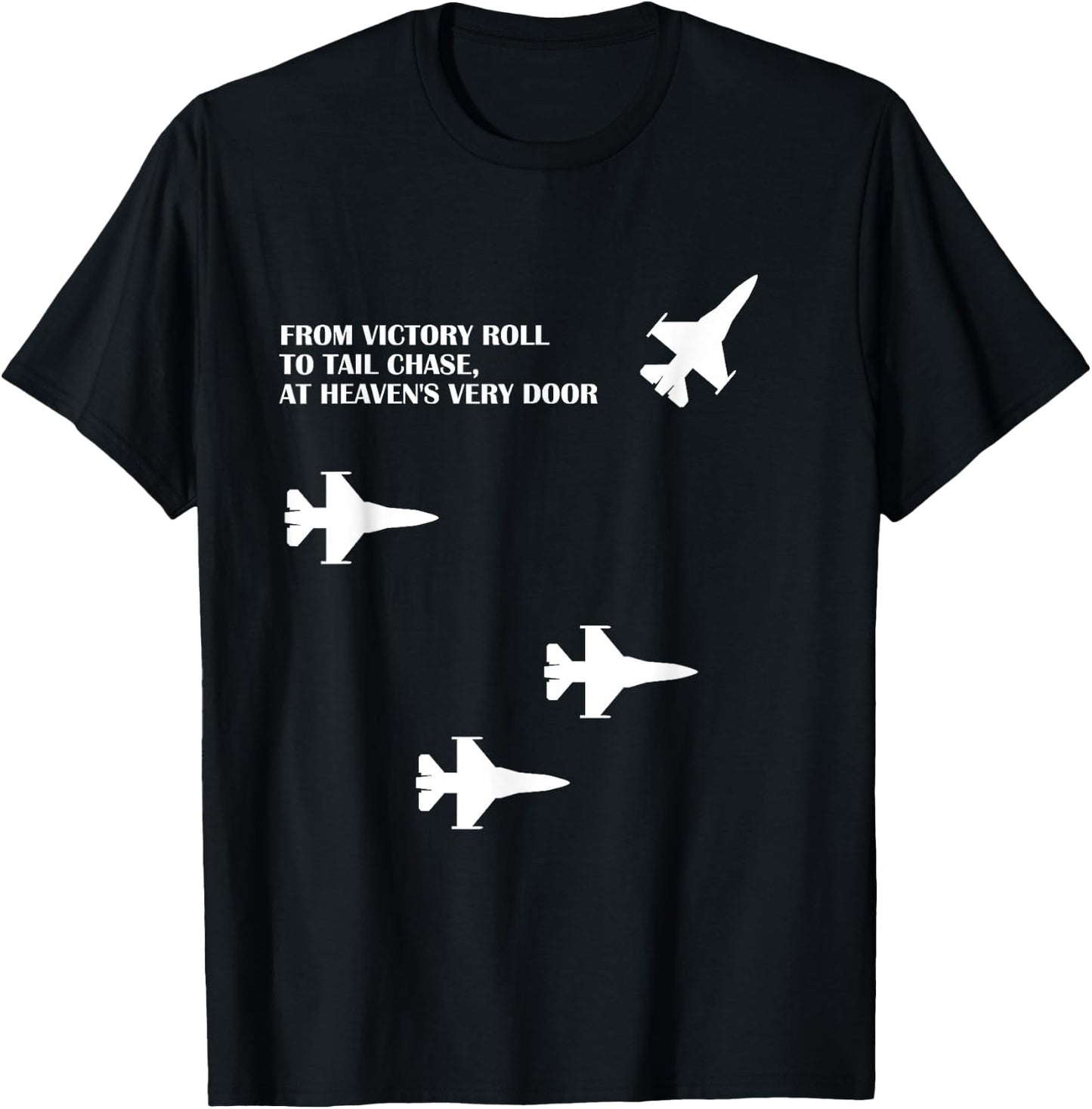 Military Missing Man Formation Design T-Shirt - T-Shirt | Black