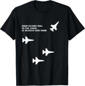 Military Missing Man Formation Design T-Shirt - T-Shirt | Black