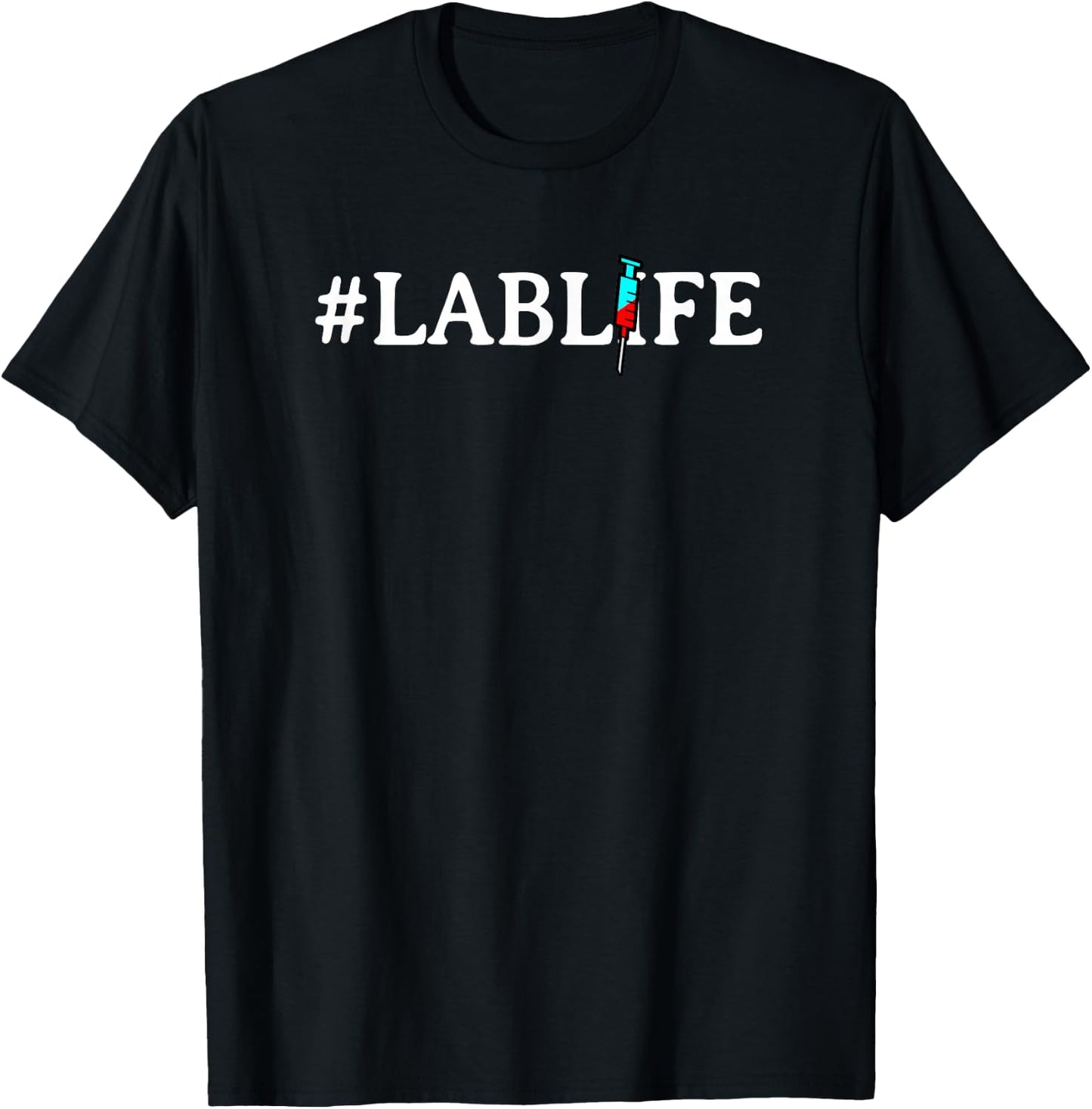 Lab Life Laboratory Research Chem Funny T-Shirt - T-Shirt | Black