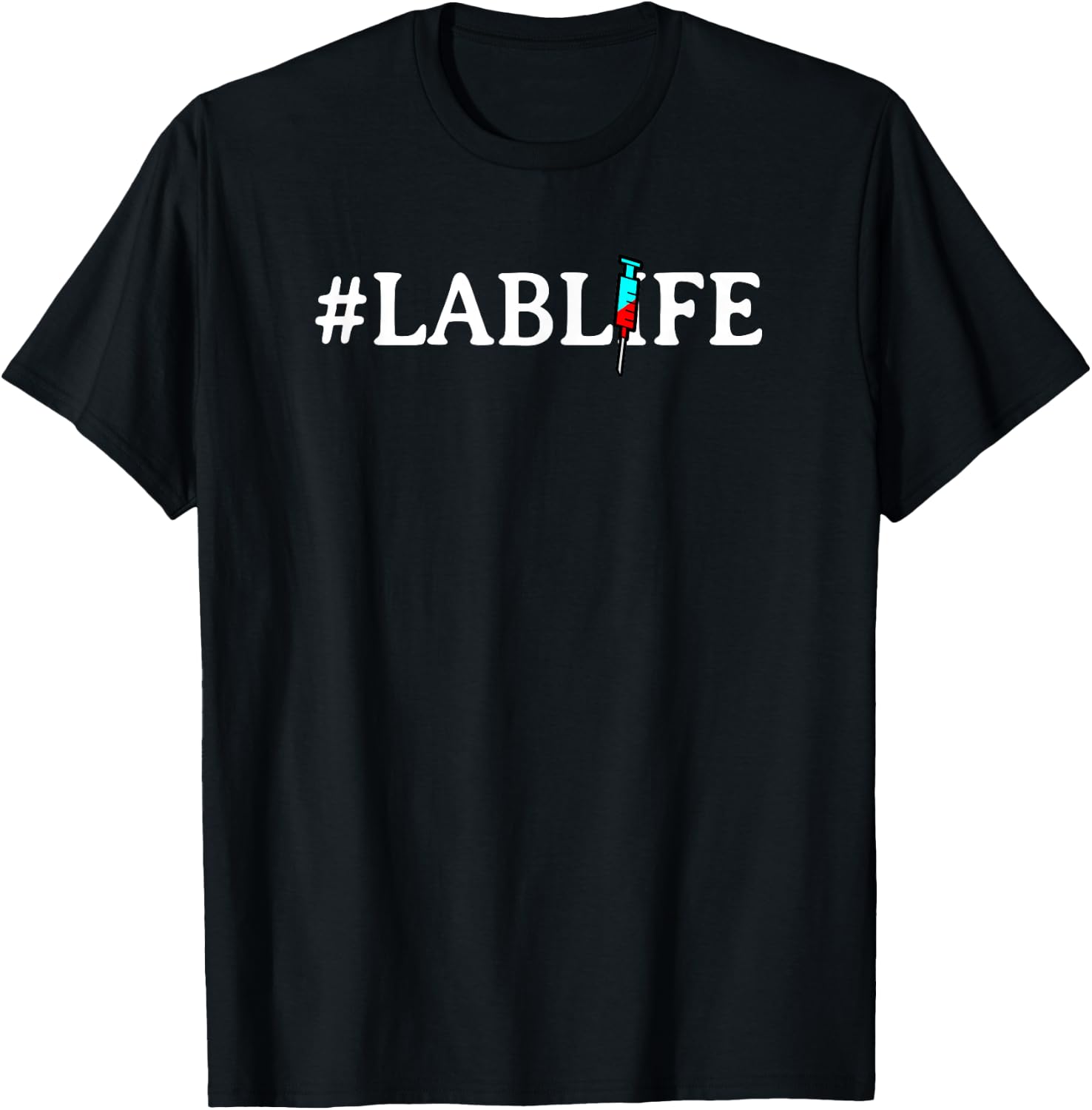 Lab Life Laboratory Research Chem Funny T-Shirt - T-Shirt | Black