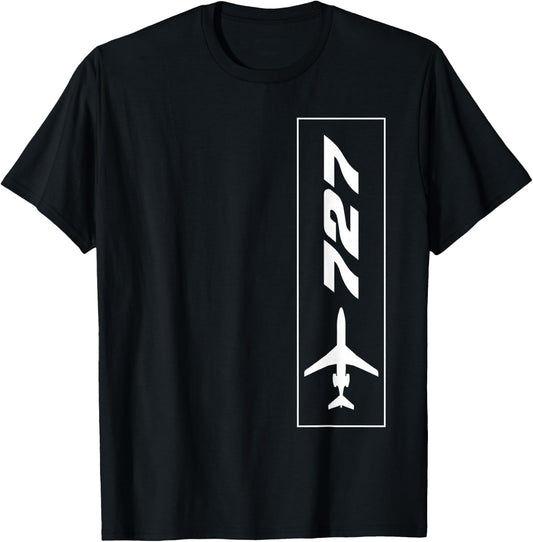 727 Airliner Plane For Avgeeks T-Shirt - T-Shirt | Black
