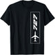 727 Airliner Plane For Avgeeks T-Shirt - T-Shirt | Black