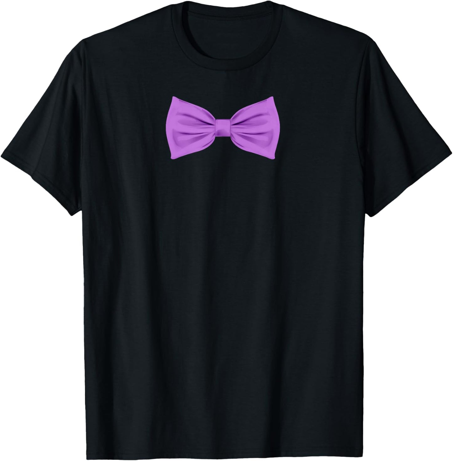Purple Bow Tie Funny Wedding and Special Occasions T-Shirt - T-Shirt | Black