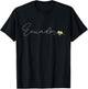 Ecuador Simple Love Ecuadorian Flag Heart on Ecuador T-Shirt - T-Shirt | Black