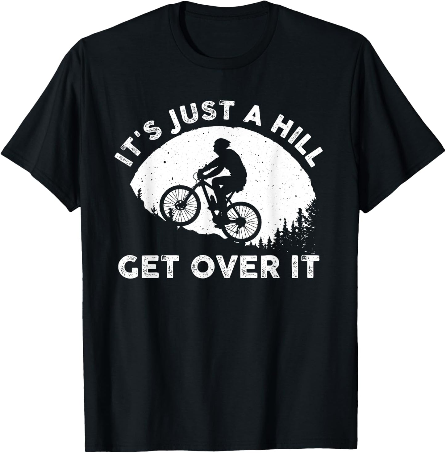 Funny Mountain Biking Design Women Trail Ride Lover T-Shirt - T-Shirt | Black