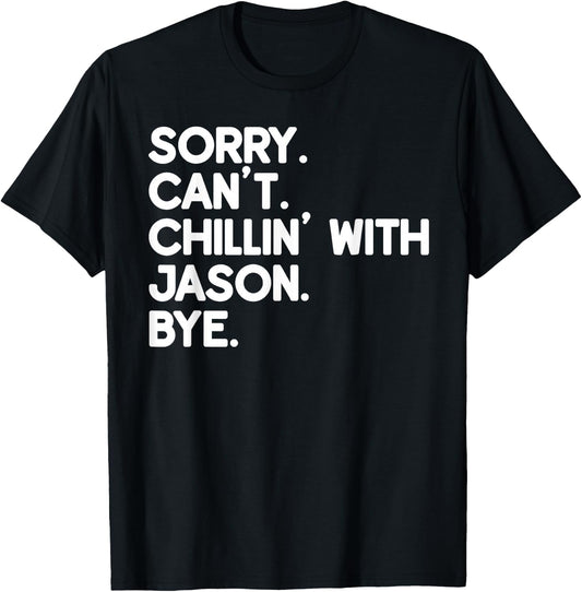 JASON First Name Funny Personalized Named Friend Of T-Shirt - T-Shirt | Black