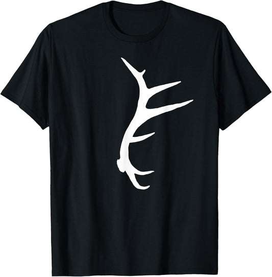 Classic Elk Shed Antler ; Horn Hunter Elk Shirt T-Shirt - T-Shirt | Black