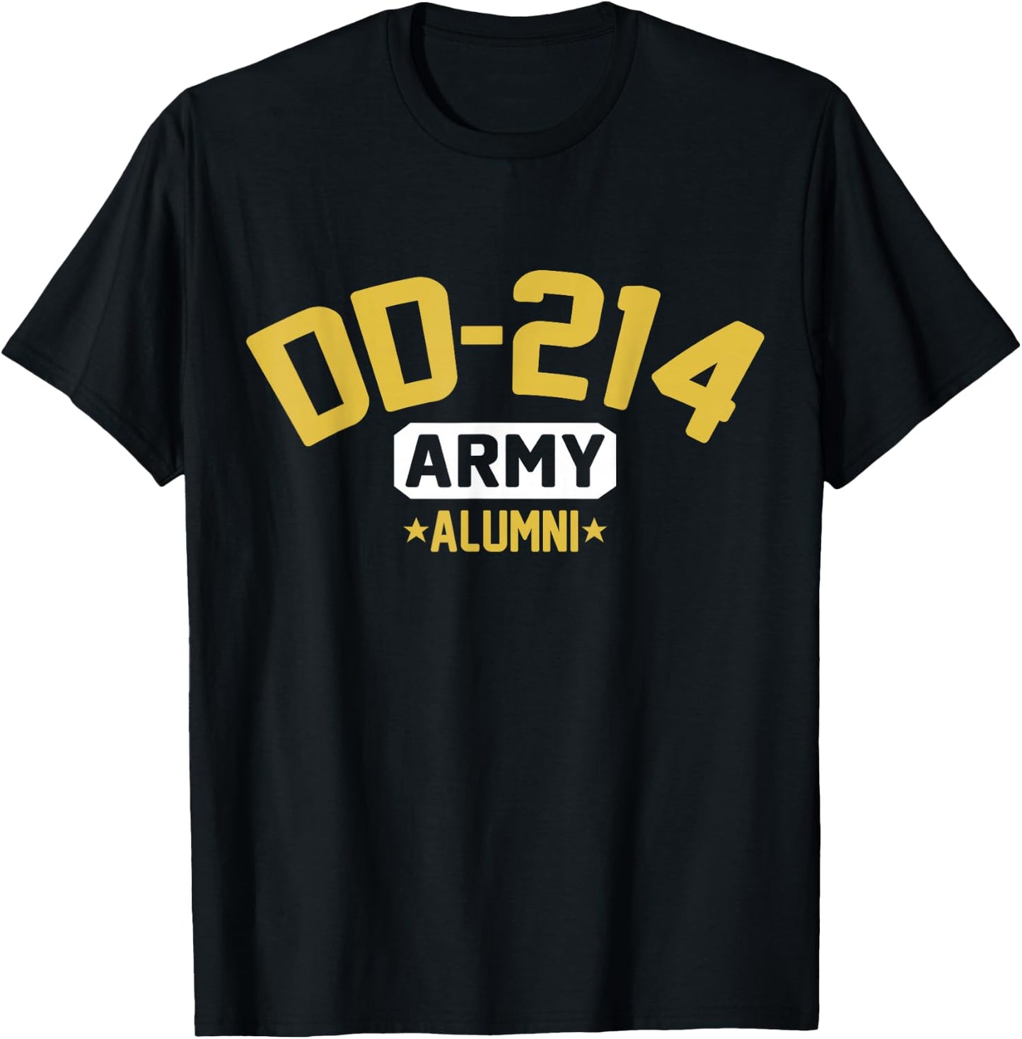 DD-214 US Army Alumni Vintage T-Shirt - T-Shirt | Black