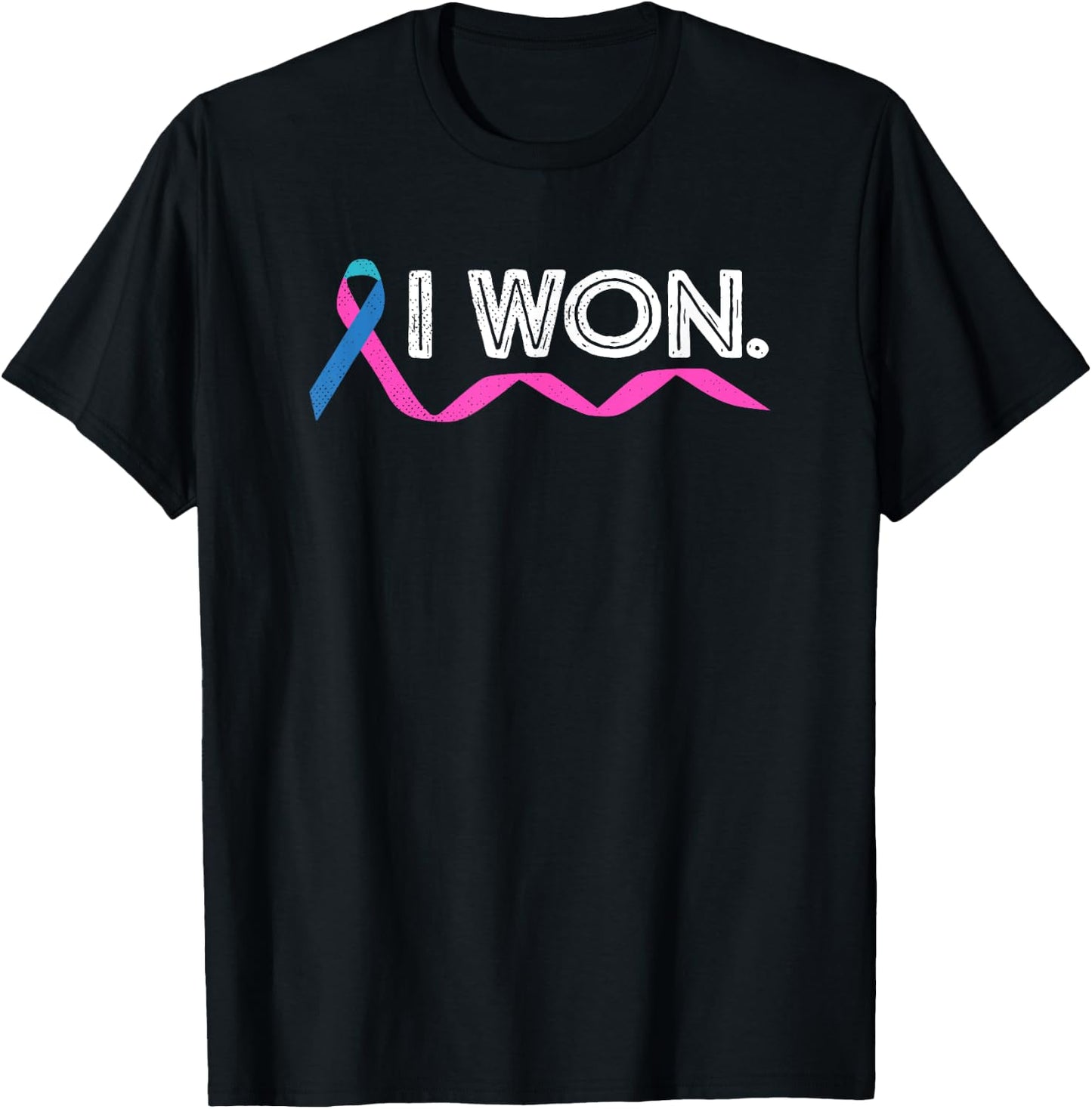 Thyroid Cancer I Won Thyroid Disease Awareness Warrior T-Shirt - T-Shirt | Black