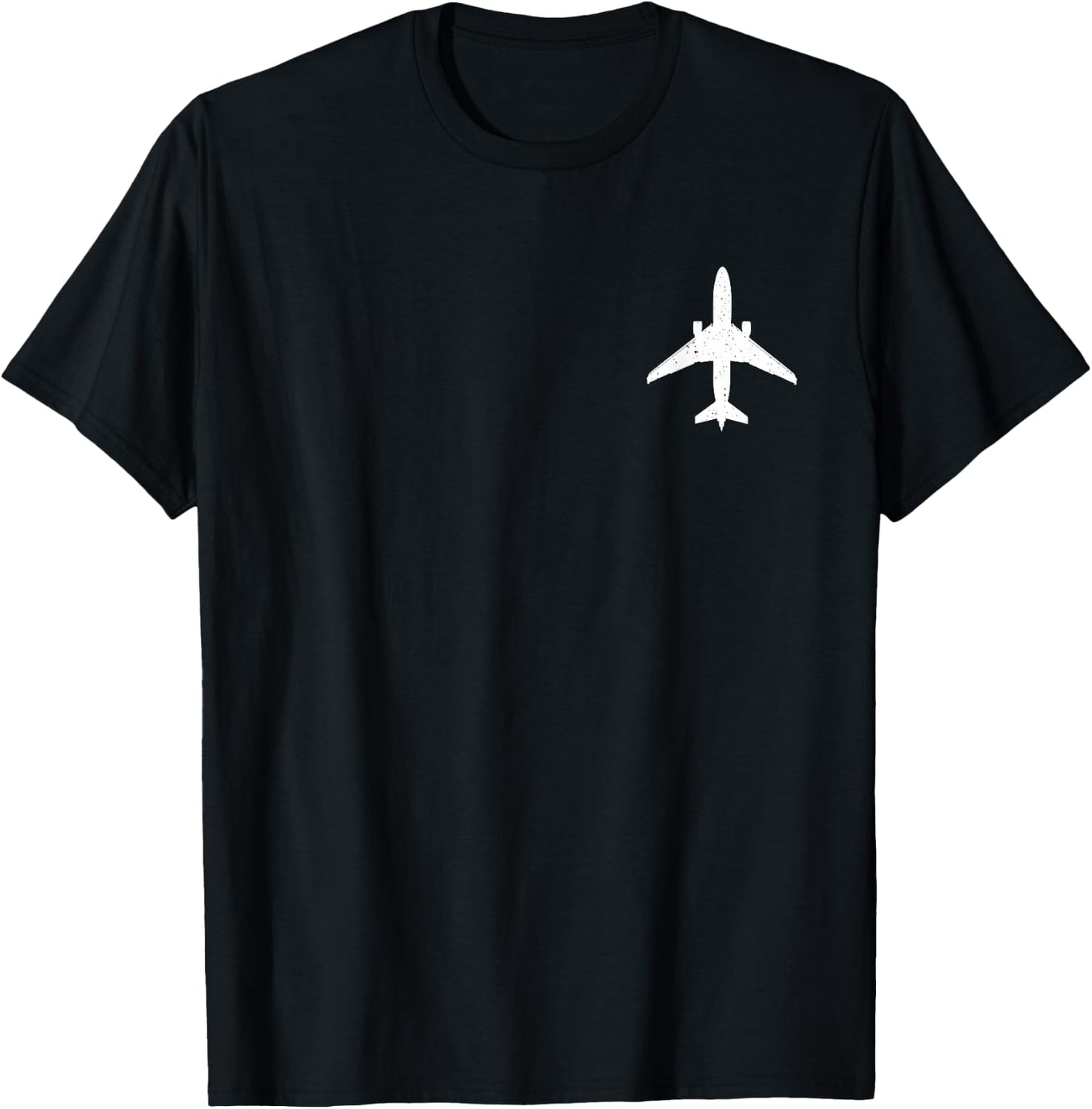 Airplane Airline Pilot Aviator Aviation Aircraft Lover T-Shirt - T-Shirt | Black
