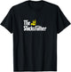 The Stocks Father Funny Trader Dad T-Shirt - T-Shirt | Black