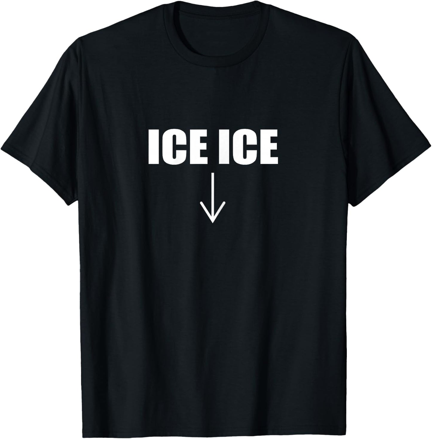 Ice Ice Baby Funny Pregnancy Mom to be Announcement Shirt T-Shirt - T-Shirt | Black